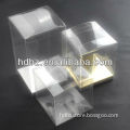Fancy design clear plastic cupcake packaging boxes